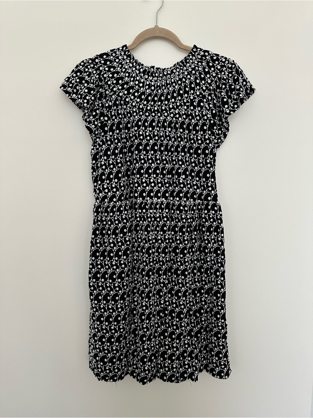 Black & White Short Sleeve Dress | LOFT